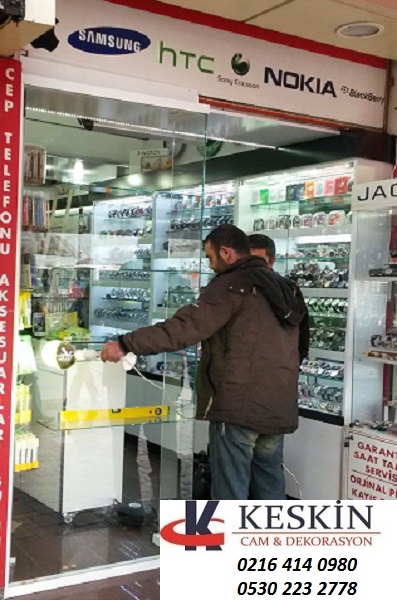 cam lazer yapıştırma